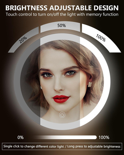 Decluttr Espelho De Maquiagem Iluminado Montado Na Parede D 1