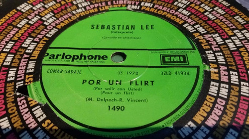 Sebastian Lee Por Un Flirt Vinilo Simple Nacional 1