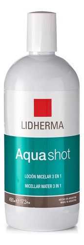 Aqua Shot Loción Micelar + Hidrosomas Hialurónico Lidherma 1