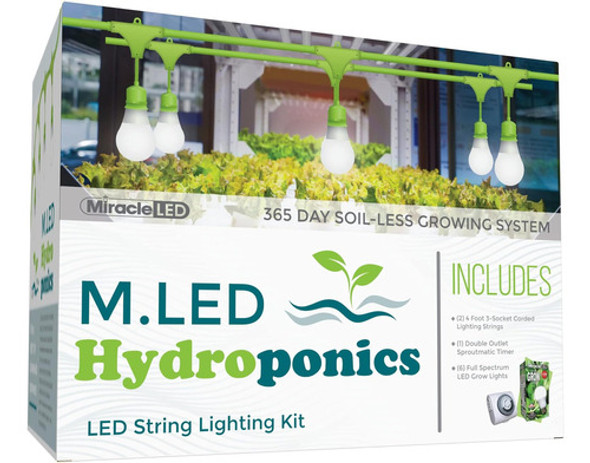 Hidroponía Led De Interior Kit De Luz De Crecimiento I... 0 Hidroponía Led De Interior Kit De Luz De Crecimiento I... 0