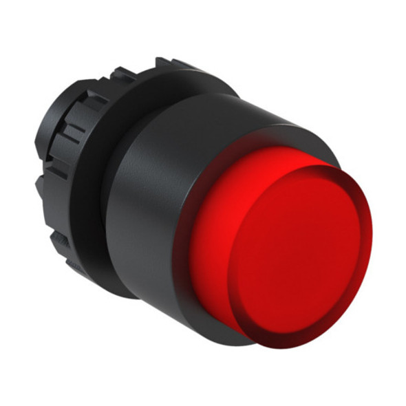 Cabezal Pulsador Sal. Lum. Rojo Ø22mm Ip66, Bsi1 0
