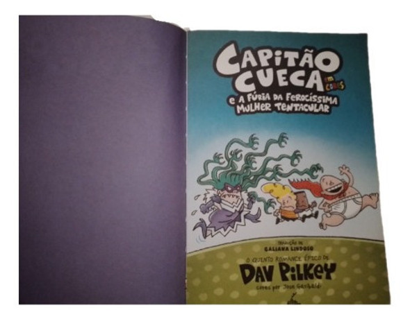 Livro Capitão Cueca Volume 5usado 1