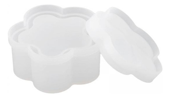 4 X 2-4 Pacotes Caixa Durável Molde De Resina Flor 4 Pcs 0