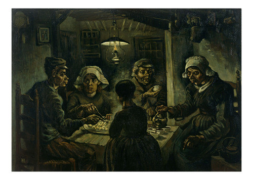 Vincent Van Gogh - Los Comedores De Papas - Lámina 45x30 Cm. 0