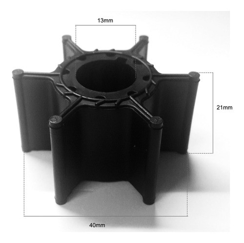 Rotor De Bomba De Agua Yamaha 9.9-15hp 1984-95 Motor Nautico 1
