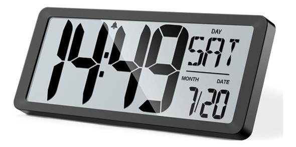 Cadmos Large Digital Wall Clock Funciona Con Batería / Reloj 0