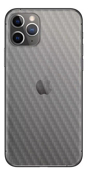 Película Adesivo Skin Carbono Transparente iPhone 11 Pro 0