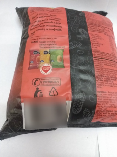 Maní Tipo Japonés Horneado, Sabor Pizza 500g 1