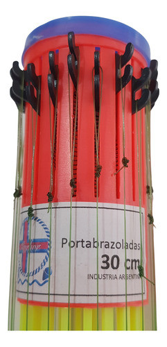 Portabrazoladas De Pesca Circular 30cm Harbor Con Anzuelos 1