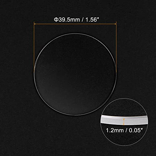 Vidrio Cristal De Zafiro Para Reloj Repuesto Uxcell 39.5mm 1