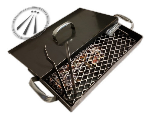 Set Kit Pizzero Bifera 2 Hornallas + Parrilla+tapa + Huevera 0