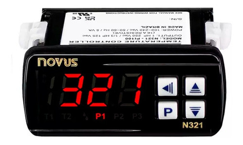 Termostato Digital N321 Sensor Ntc Aquecimento Refrigeração 1