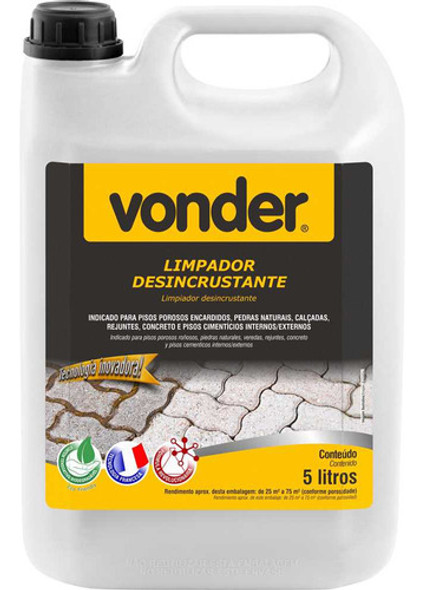 Limpador Desincrustante 5 Litros Vonder 0