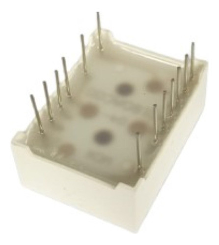 Kit 5 Peças Display Led 1 Digito 0,80 Vermelho Anodo 1