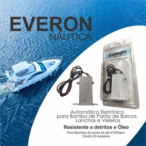 Automático Para Bomba De Porão A Prova De Óleo Barco Lancha 1