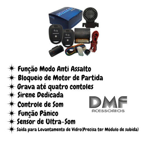 Alarme Xsara Picasso Anti Assalto Com Sirene Dois Controles 1