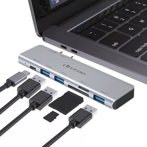 Adaptador Thunderbolt Para Macbook Pro/air 2020 Usb 3.0 0