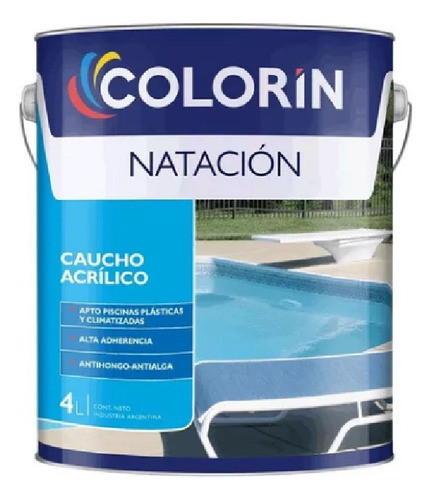 Rodillo Antigoteo 22cm + Colorin Latex Natacion Azul 20 L 0