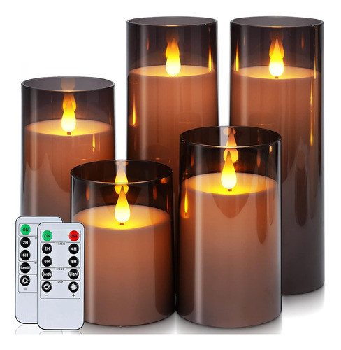 Velas De Leds Con Control Remoto Y Temporizador, Conjunto De 0