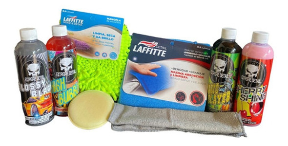 Kit Lavado Auto / Moto Premium Extreme Detail/ Laffitte 9 0