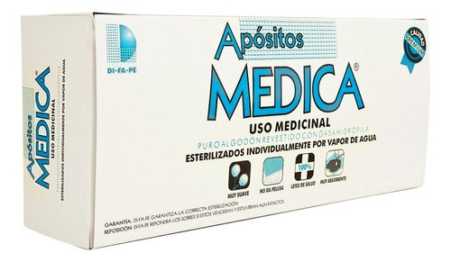 Medica Apósitos Estéril 20x20 4 Sobres 1 Apósito Por Sobre 0