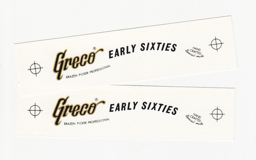2 Calcos - Calcas - Decals Greco Early Sixties 0