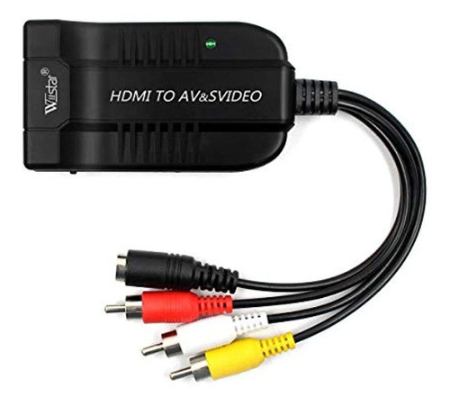 Wiistar Hembra Hdmi A Macho Compuesto 3rca Av Rl Hembra Svid 1