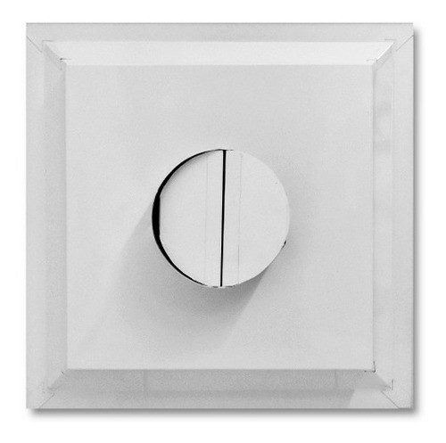 Difusor Placa Cielo Raso 60x60 - Centro Cuadrado Diam 25 1