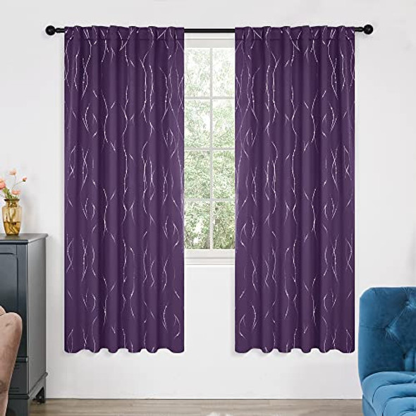 Deconovo - Cortinas Con Bloqueo De Luz, Pestaa Trasera Y Bo 1