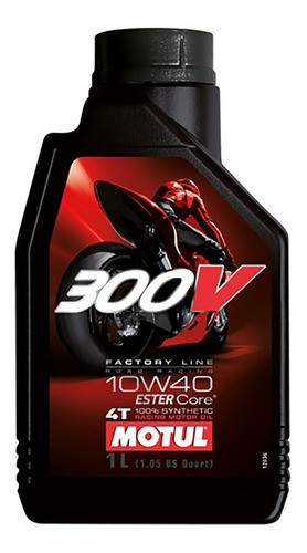Motul 300v 10w-40 /ester Core/100% Sintetico-competicion- 1l 0