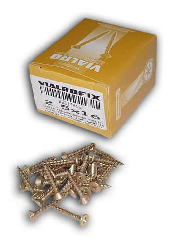 200 Tornillos Fix Autoperforante Madera 2,5 X 16mm ( 17-16 ) 0