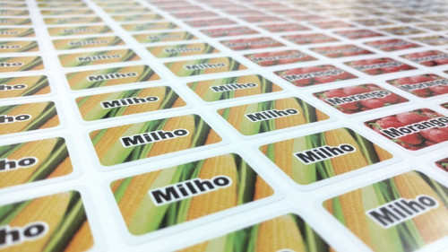 2000 Adesivos Para Geladinho Sacolé Dindin - 4 Cm X 2,5 Cm 1