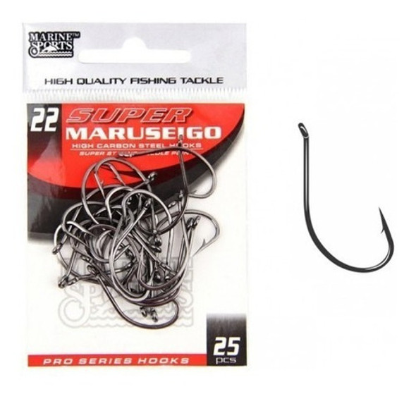 Anzuelo Marine Sports Super Maruseigo N°22 Variada De Rio 1