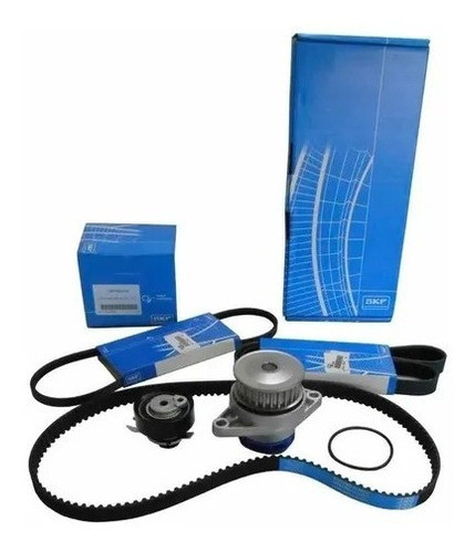 Kit Distribución +bomba + Poly V  Golf Iv 1.6 8v Motor Bah 1