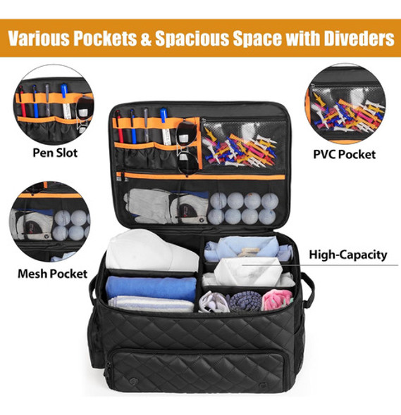 Pgmoon Organizador De Baúl Dos Capas Para Zapatos Y Balones 1