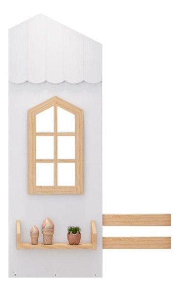 Painel Janela Infantil Prime House Casatema Branco/natural 0