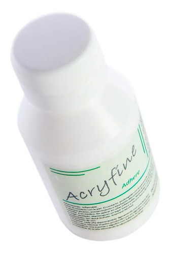 Acryfine Adhere Limpieza Uñas Esculpidas Manicuría X250ml 1