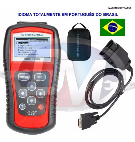 Scanner Automotivo Portátil Português Do Brasil - Dm-290 1
