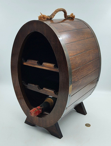Bodega Vinos Barril Madera Apliques Bronce - Bar Pulperia 1