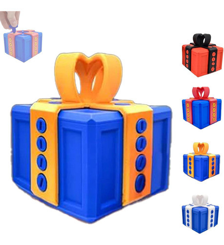 Caja De Regalo Molesta 3d Con Almacenamiento Y Colores Varia 0
