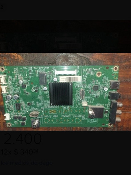 Placa Main Tv Aoc Le32h1461/28 0 Placa Main Tv Aoc Le32h1461/28 0