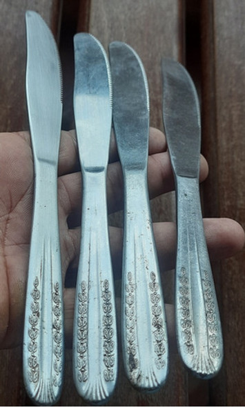 4 Facas Antigas Tramontina,  Ler A Descrição!!!!!!!!!!!!!!!! 1