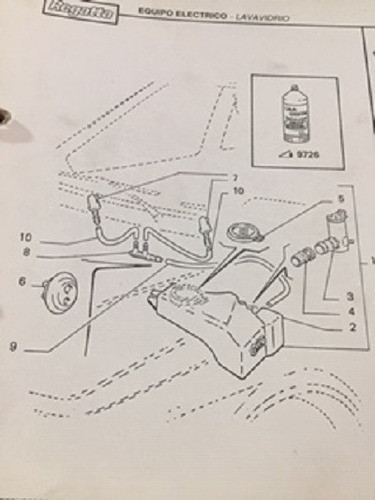Tapa Deposito Lavaparabrisas Fiat Regatta (en Grafico Item N 1
