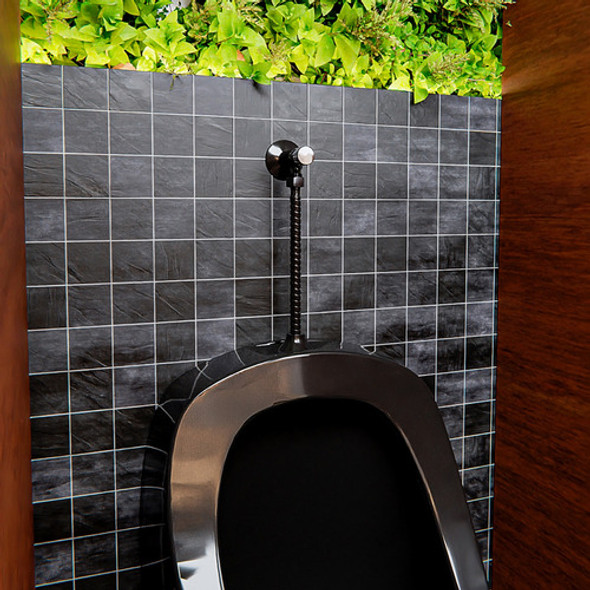 Válvula Mictório Preta Completa Flexível 30cm 1