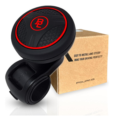 Bocha Pomo Gira Volante Auto Universal Silicona Manejo Facil 0