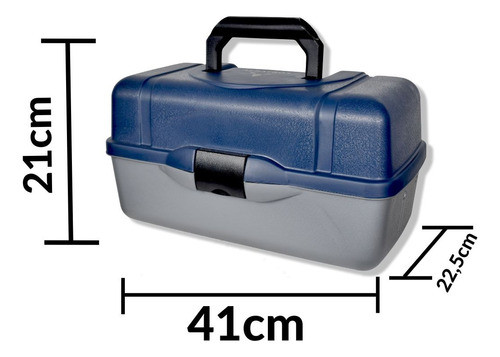 Caja De Pesca Albatros 3 Bandejas Divisores Móviles J0416 1
