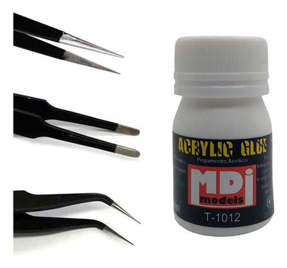 2 Pinzas Brucelas Y Pegamento Para Acrílicos Transparentes 0 2 Pinzas Brucelas Y Pegamento Para Acrílicos Transparentes 0