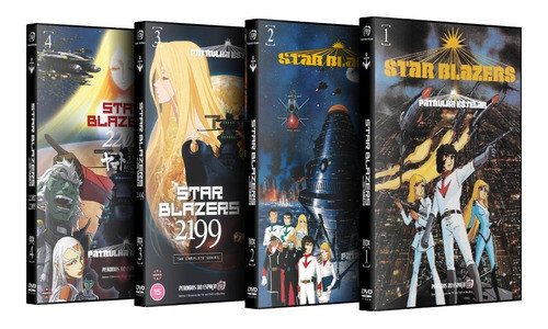 Patrulha Estelar Clássica Yamato 2199 2202 2205 2520+8 Filme 0