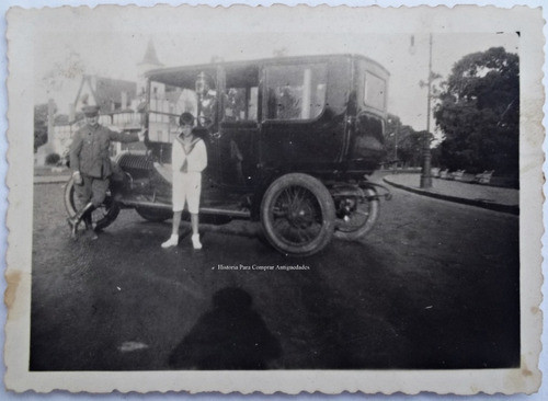 Fotografía Auto Colectivo 1917 Original De Época. 0