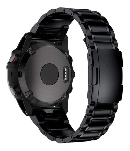 Malla De Titanio Negra Para  Fenix 7x/fenix 6x 26 Mm 0